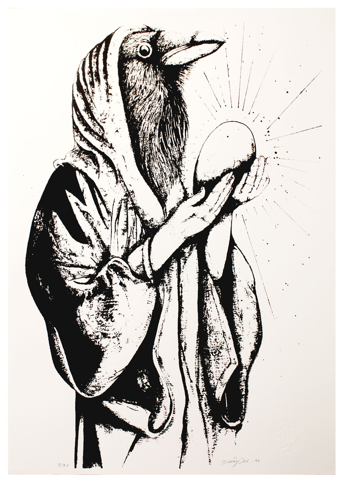 VIRGIN MARY | GLICEÉ PRINT